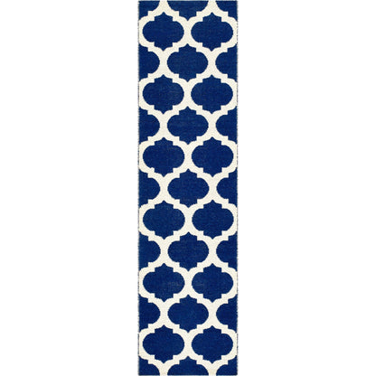 Faithful Rug - 12308 by Surya in blue, white. Made from face: 100% wool in a unique style.