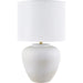 Awaroa Accent Table Lamp by Surya. Made from ceramic, linen, polyester in a transitional style.