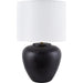 Awaroa Accent Table Lamp by Surya. Made from ceramic, linen, polyester in a transitional style.
