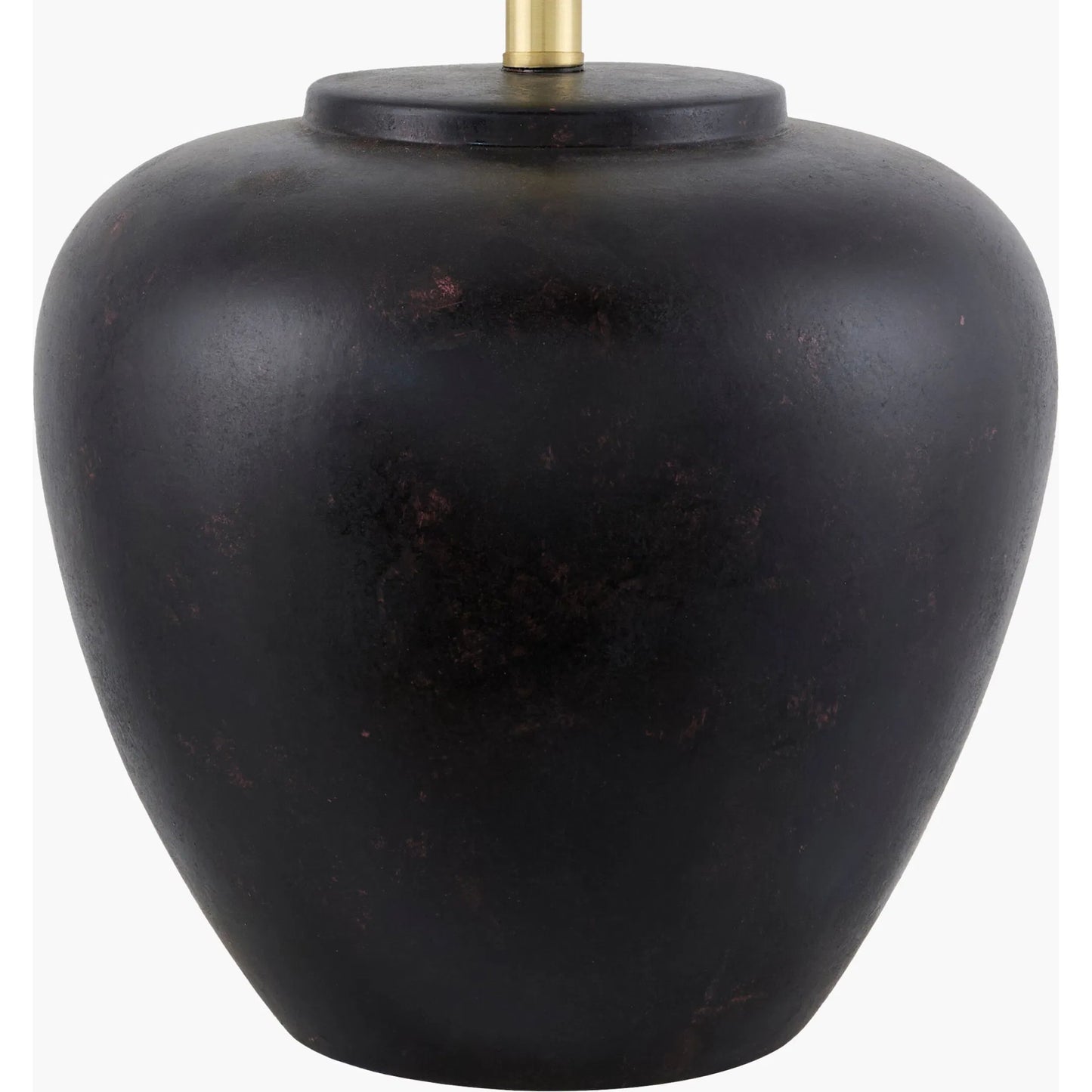 004 SI-2459971 | Closeup | Awaroa Accent Table Lamp by Surya. Made from ceramic, linen, polyester in a transitional style.