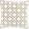 Soft Gray, Ivory / Down Feather / 20" x 20"