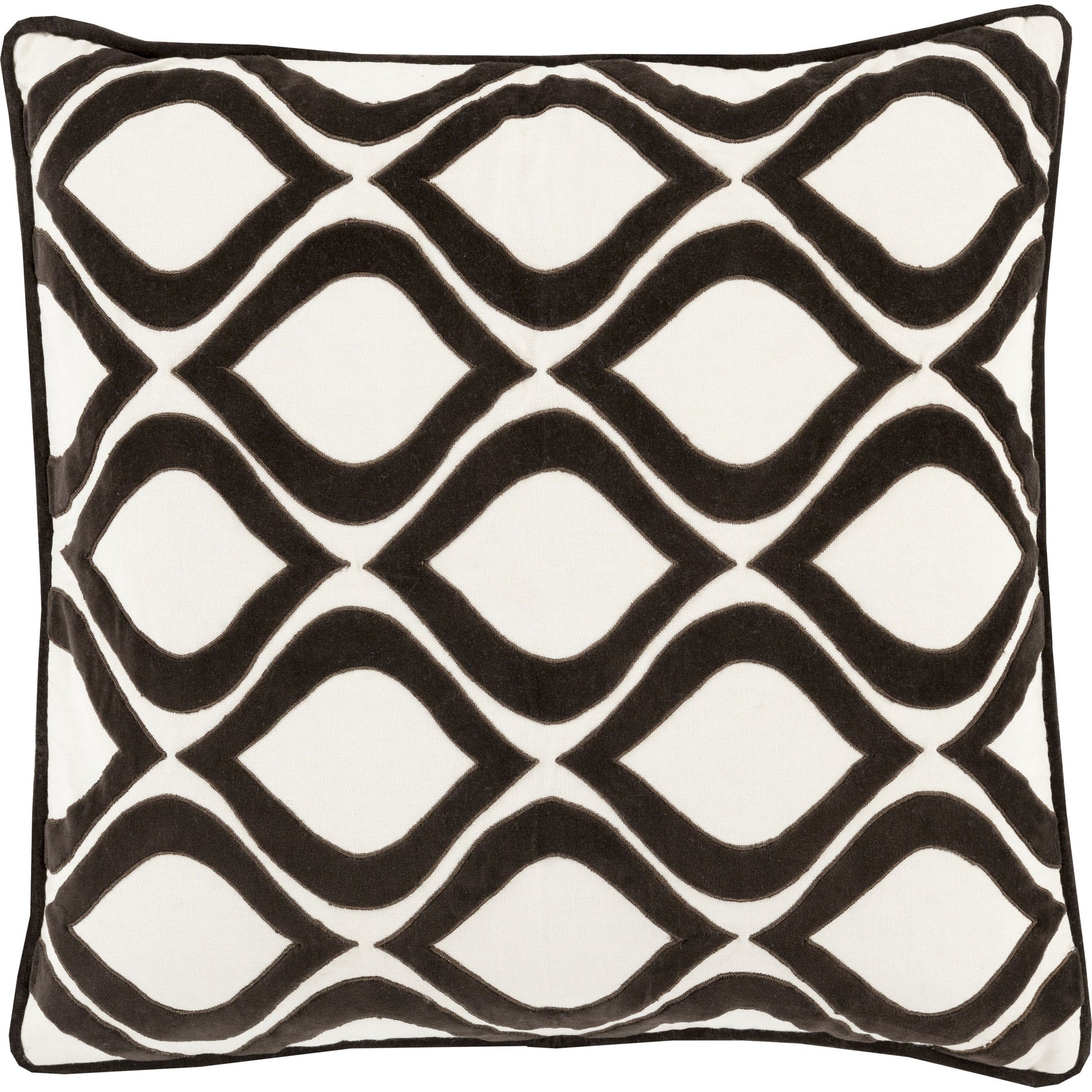 Alexandria Pillow - 19185 by Surya. Made from 100% cotton in a modern style.