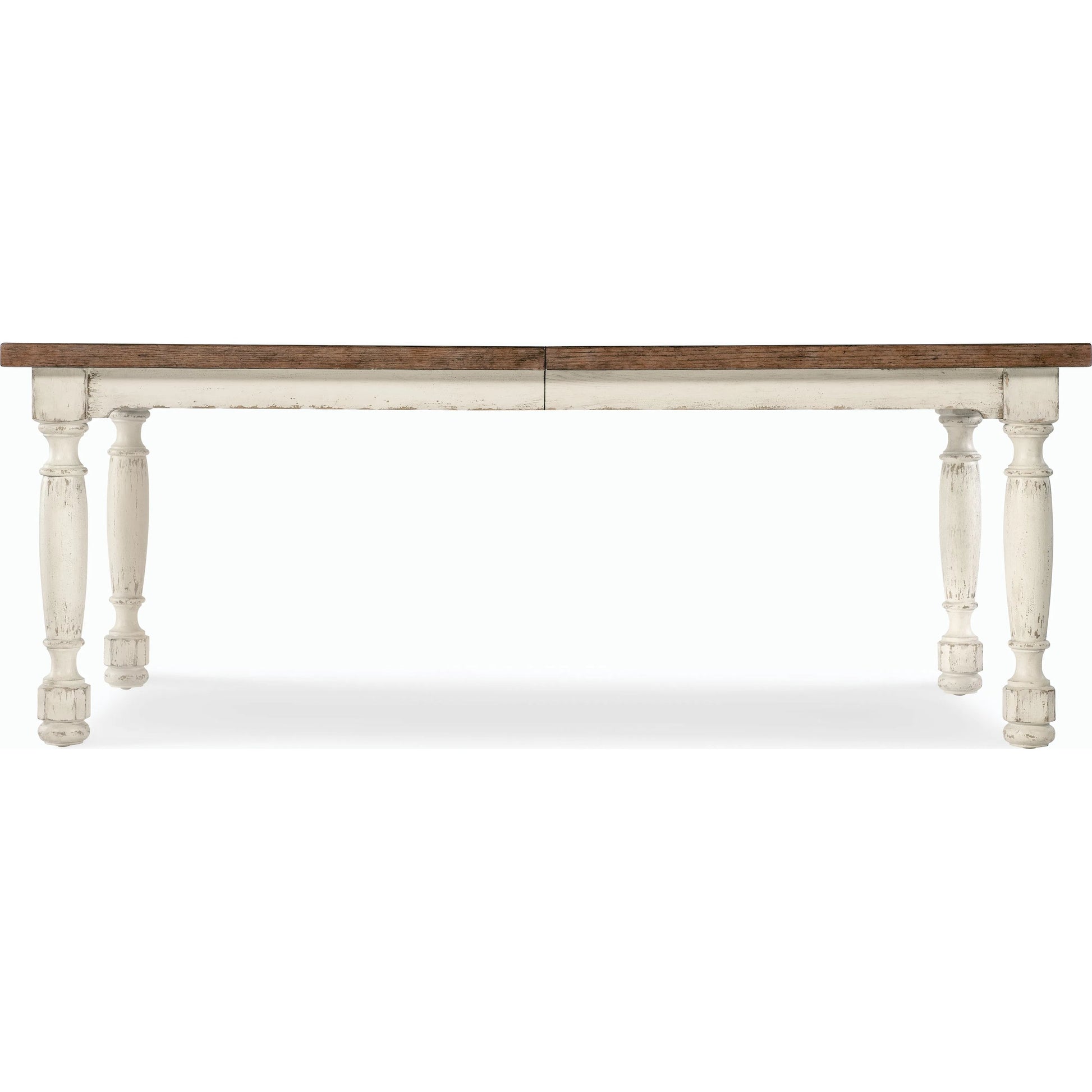 Americana Leg Dining Table by Hooker Furniture. Made from oak veneers with solid-wood edge top in a modern style.
