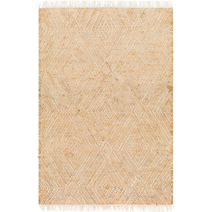 Adalyn AYD-2300 Rug by Livabliss in beige, camel, ivory. Made from main: 80% jute, main: 20% wool in a unique style.