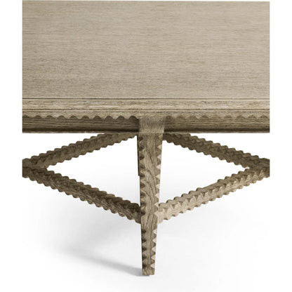 Stratford Coffee Table by Jonathan Charles in grey and greyed oak. Made from oak, oak veneer in a transitional style.