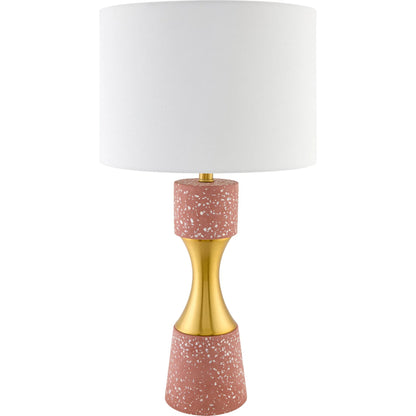 Arroyo Accent Table Lamp by Surya. Made from cement, iron, linen, polyester in a unique style.