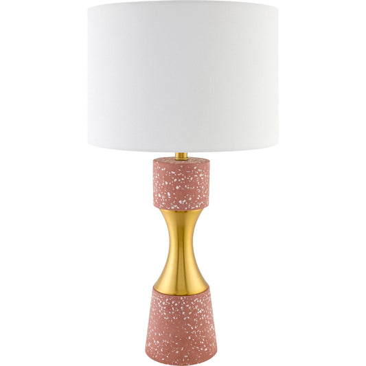 Arroyo Accent Table Lamp by Surya. Made from cement, iron, linen, polyester in a unique style.