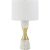 Terrazzo White, Plated Gold