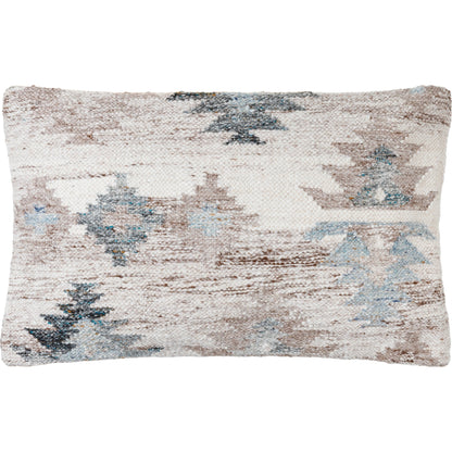 Alyssa Pillow - 479841 by Surya in pale slate, light silver, light grey, metallic - silver, pewter. Made from front: 100% polyester, back: 100% cotton in a modern style.