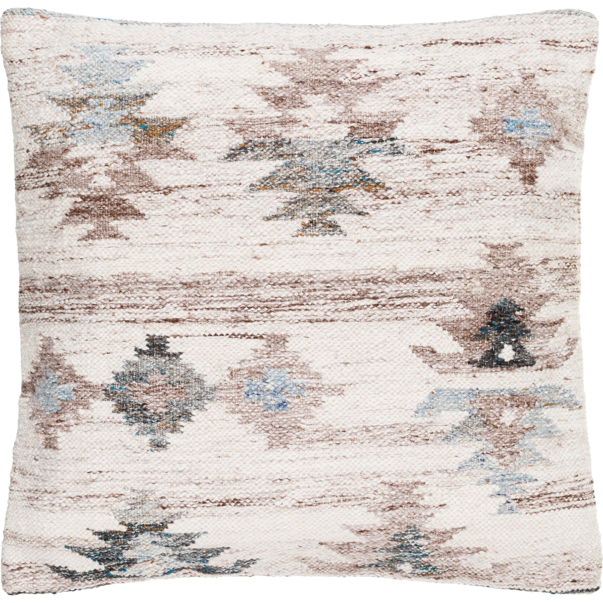 Alyssa Pillow - 479841 by Surya in pale slate, light silver, light grey, metallic - silver, pewter. Made from front: 100% polyester, back: 100% cotton in a modern style.