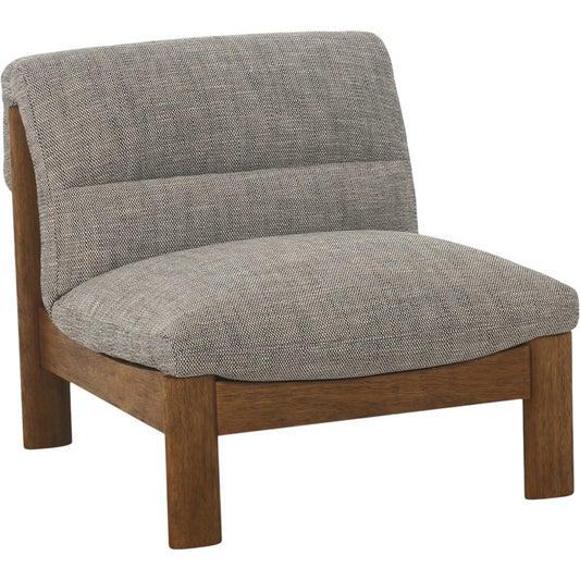 Pierce Accent Chair by Moe's Home Collection. Made from 100% polyester, solid rubber wood, plywood frame, rubber wood leg with plastic glider, foam, dacron, fiber seat in a unique style.