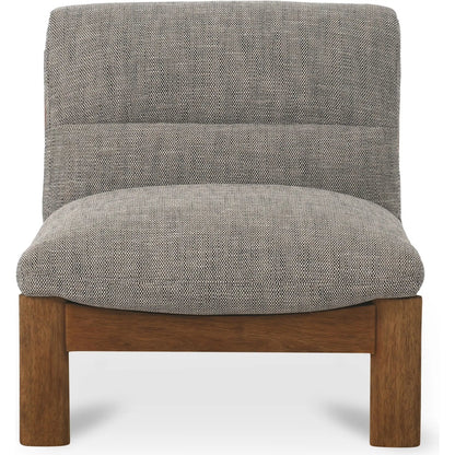 Pierce Accent Chair by Moe's Home Collection. Made from 100% polyester, solid rubber wood, plywood frame, rubber wood leg with plastic glider, foam, dacron, fiber seat in a unique style.