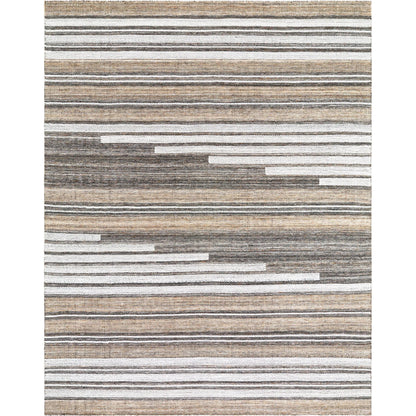 Azalea Rug - 32195 by Surya in black, tan, taupe, white, brown. Made from 100% recycled pet yarn in a unique style.