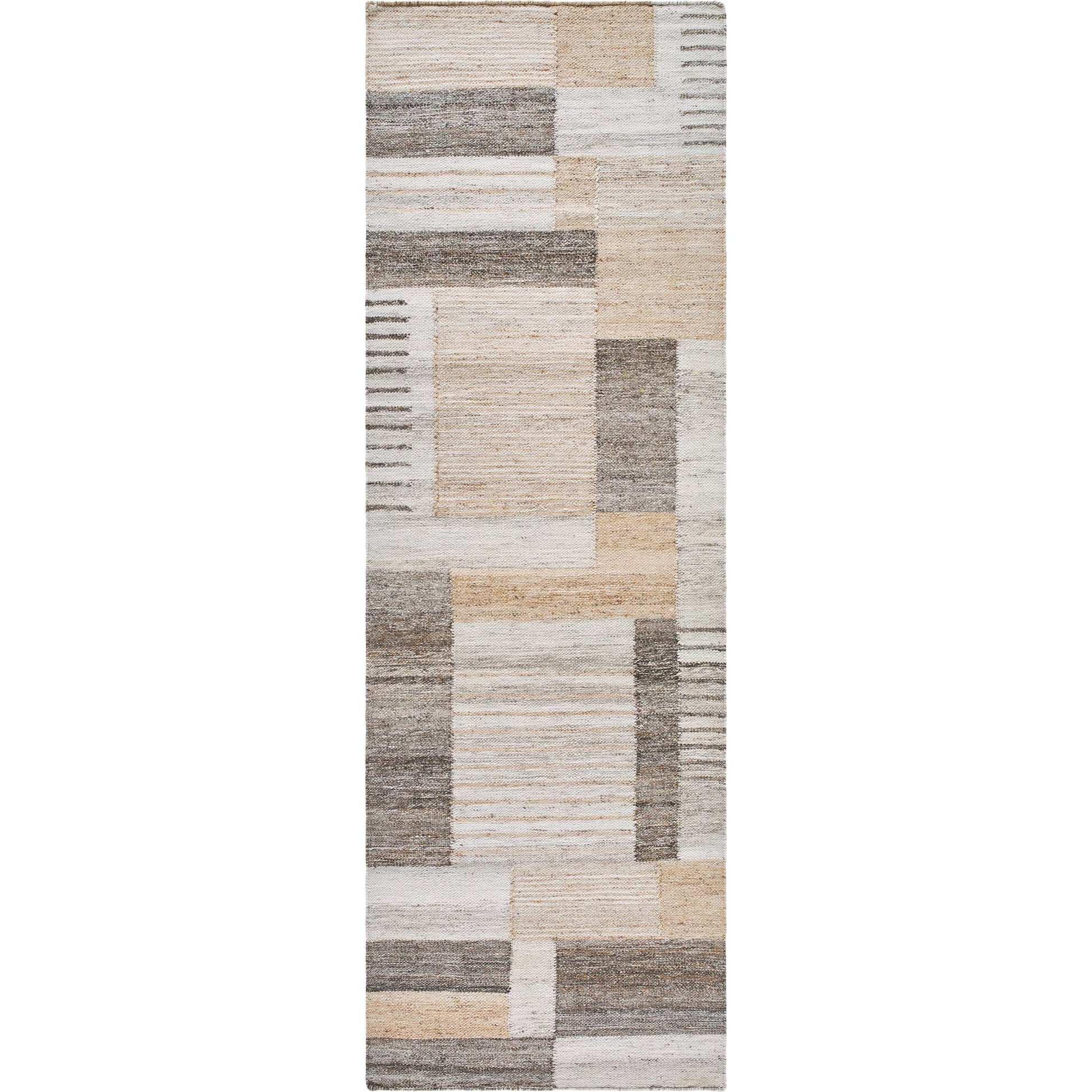 Azalea Rug - 531195 by Surya in ivory, sandstone, charcoal, taupe, slate gray. Made from recycled pet yarn in a unique style.