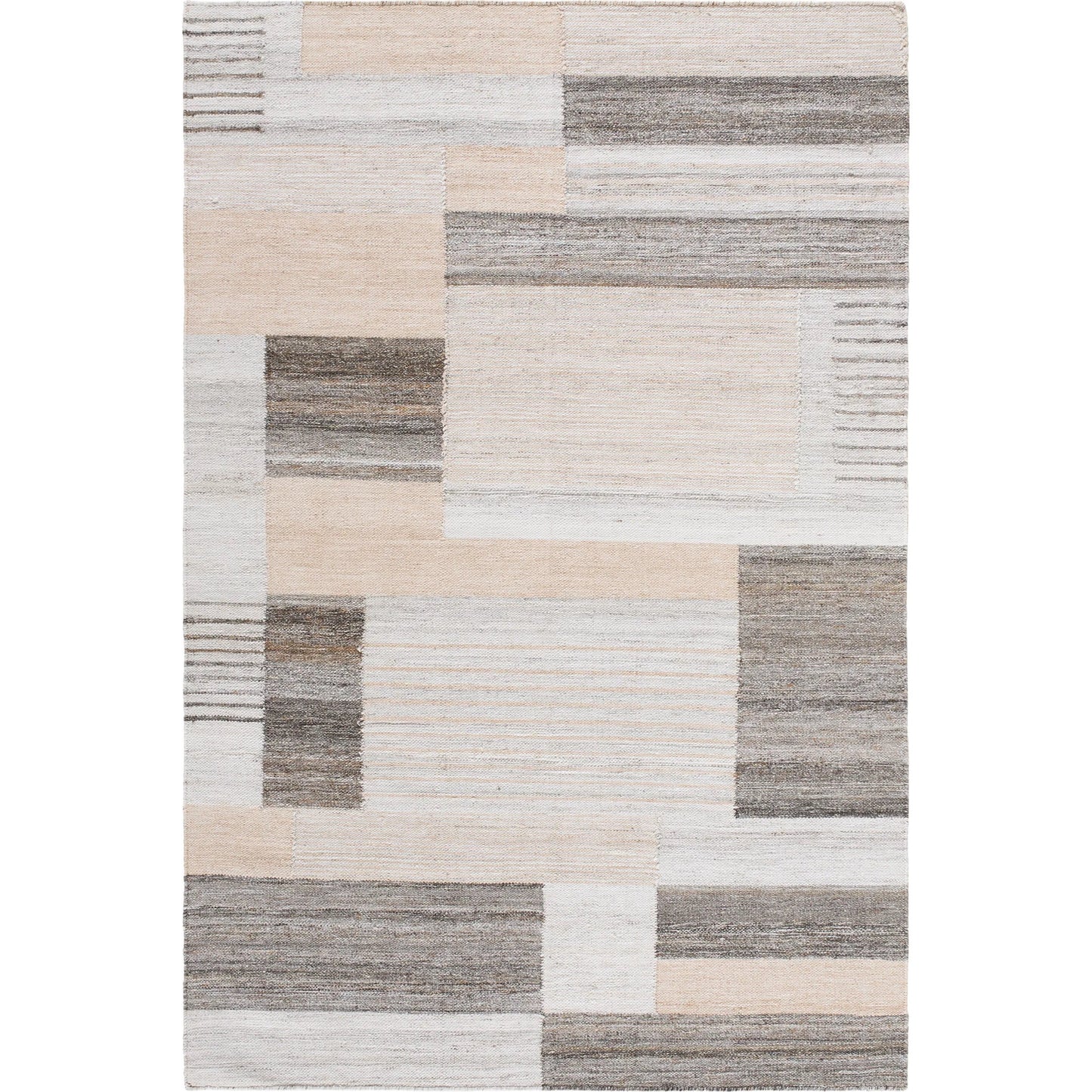 001 SI-2164761,SI-2164763,SI-2164765 | Primary Silo | Azalea Rug - 531195 by Surya in ivory, sandstone, charcoal, taupe, slate gray. Made from recycled pet yarn in a unique style.