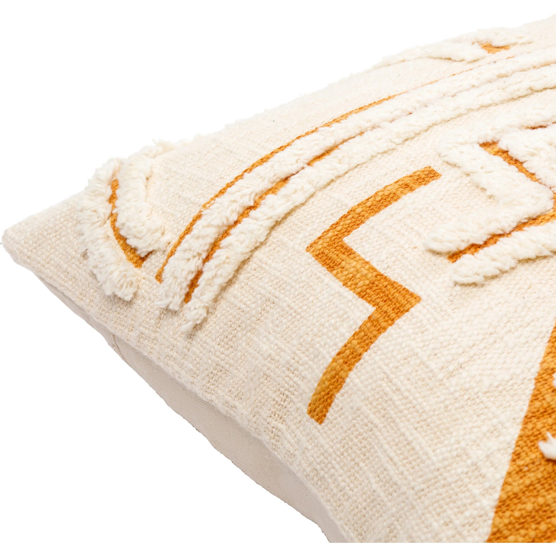 Azibo Pillow by Surya in medium green, cream. Made from front: 100% cotton, back: 100% cotton in a modern style.