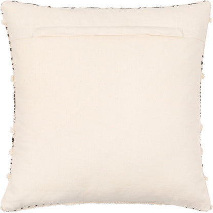 Azibo Pillow - 32147 by Surya in black, cream. Made from 100% cotton in a eclectic & global style.