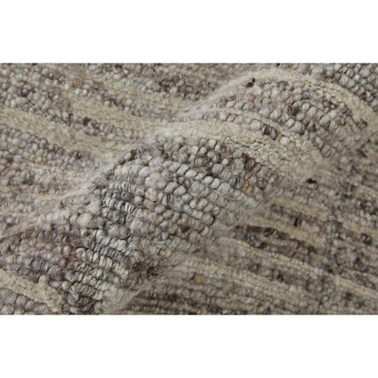 Navaro Rug - 8912F by Feizy in gray, ivory, taupe. Made from wool, viscose in a unique style.