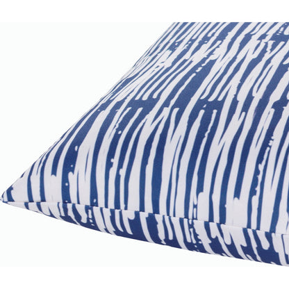 Azora Pillow - 30966 by Surya in ink blue, denim, pale blue, white. Made from 100% polyester in a eclectic & global style.