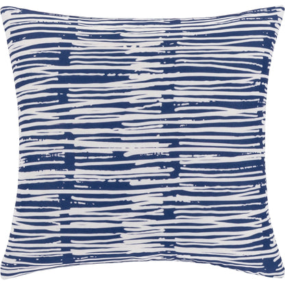 Azora Pillow - 30966 by Surya in ink blue, denim, pale blue, white. Made from 100% polyester in a eclectic & global style.