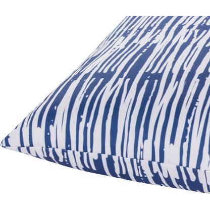 Azora Pillow - 30966 by Surya in ink blue, denim, pale blue, white. Made from 100% polyester in a eclectic & global style.