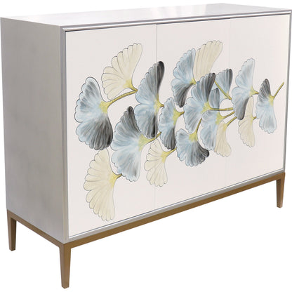 Annabelle Sideboard by Pasargad Home in silver and silver. Made from unique in a transitional style.