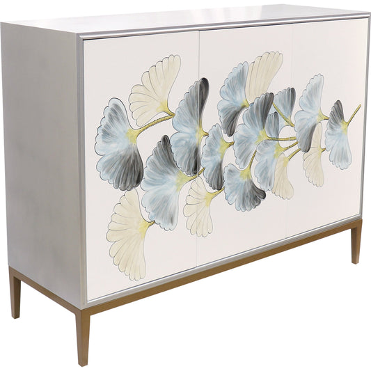 Annabelle Sideboard by Pasargad Home in silver and silver. Made from unique in a transitional style.