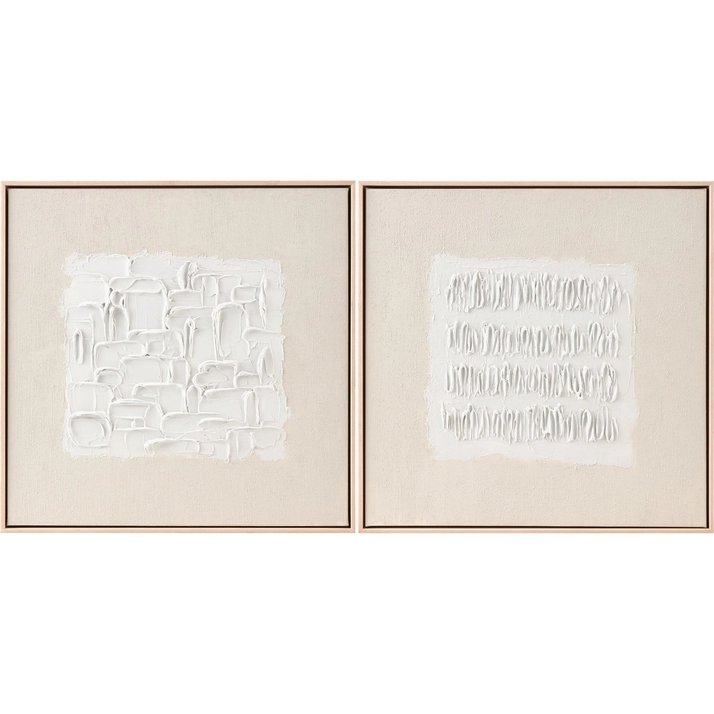 001 SI-2530597 | Primary Silo | Sea of Azov Framed Art (Set of 2) by Livabliss in beige and hand painted. Made from canvas, polystyrene in a unique style.