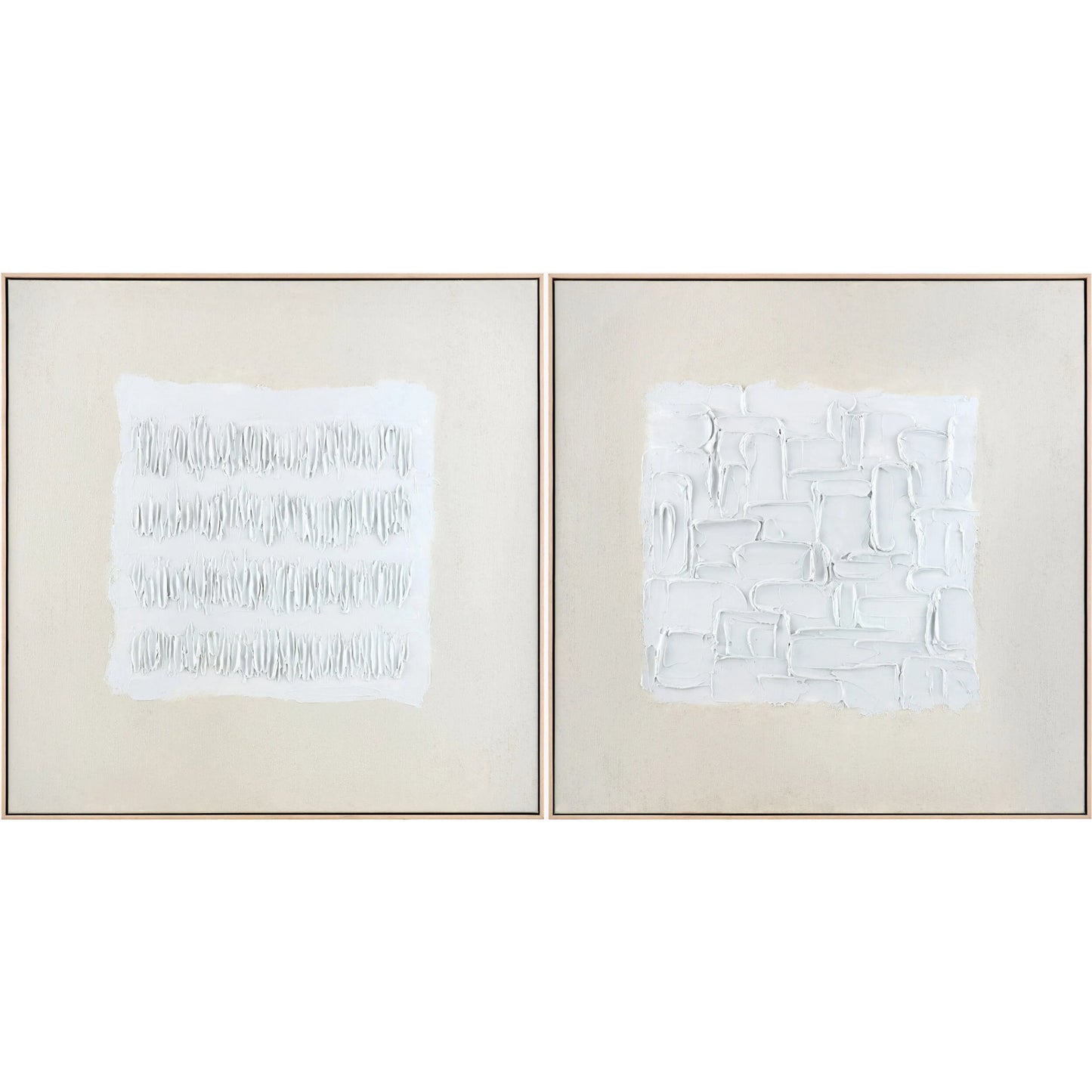 001 SI-2530598 | Primary Silo | Sea of Azov Framed Art (Set of 2) by Livabliss in beige and hand painted. Made from canvas, polystyrene in a unique style.