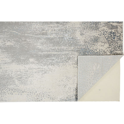 Azure Rug - 3401F by Feizy in gray, blue, ivory. Made from polyester, polypropylene in a unique style.
