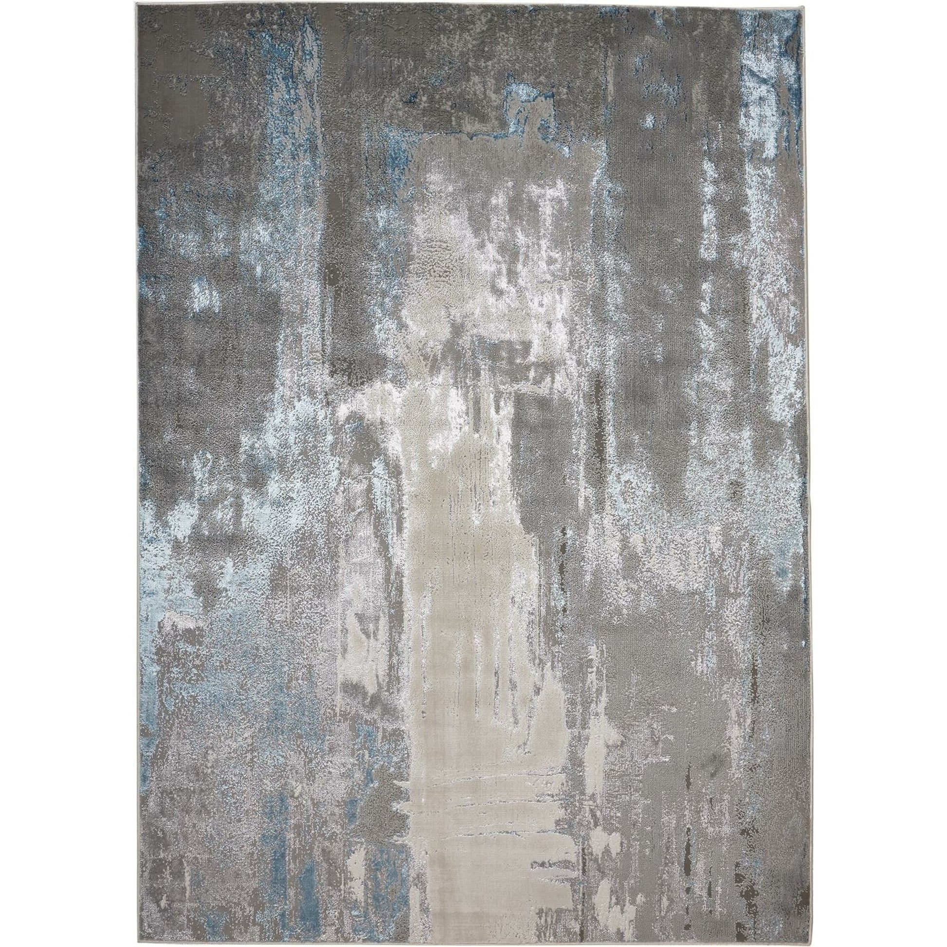 Azure Rug - 3406F by Feizy in gray, ivory, blue. Made from polyester, polypropylene in a unique style.