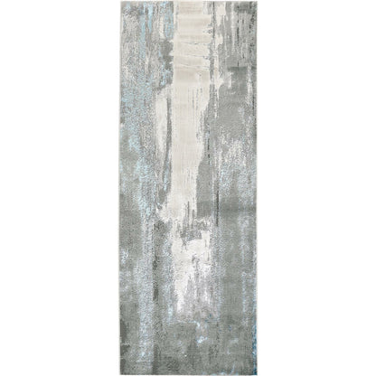Azure Rug - 3406F by Feizy in gray, ivory, blue. Made from polyester, polypropylene in a unique style.