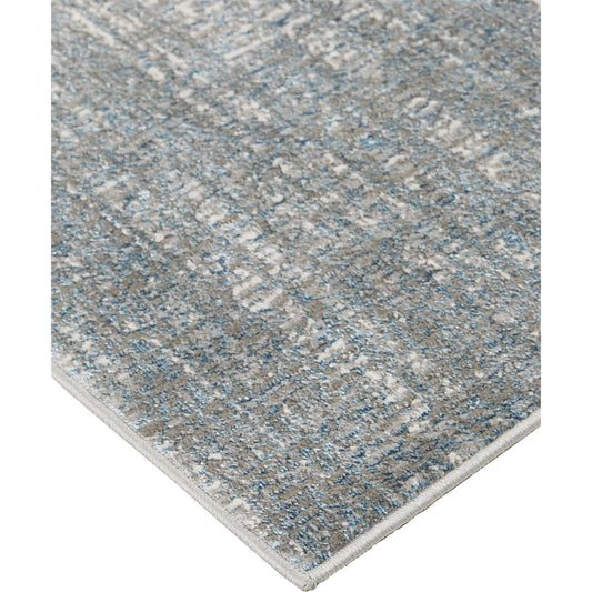 Azure Rug - 3413F by Feizy in white, gray, blue. Made from polyester, polypropylene in a unique style.