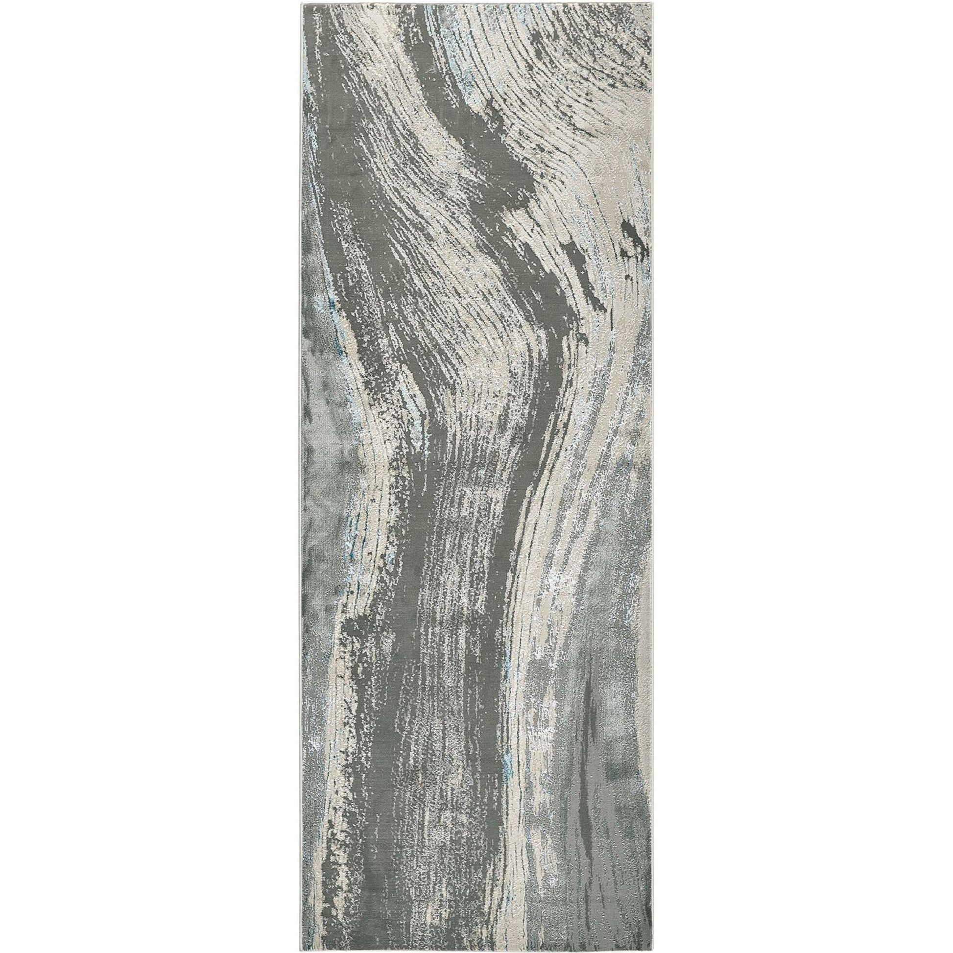 Azure Rug - 3524F by Feizy in gray, ivory, blue. Made from polyester, polypropylene in a unique style.