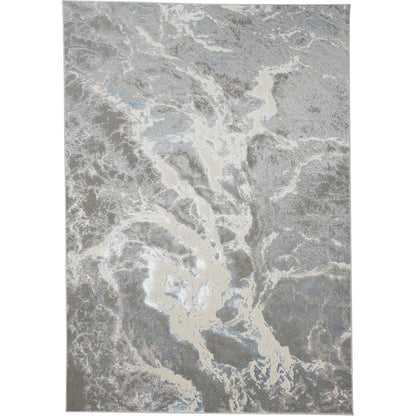 Azure Rug - 3539F by Feizy in silver, gray, ivory. Made from polyester, polypropylene in a unique style.