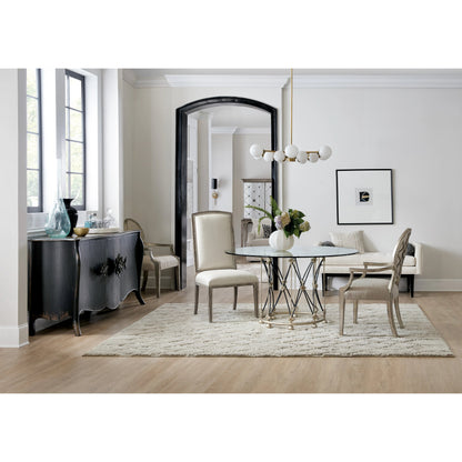 Bien Ame Buffet by Hooker Furniture in porte noir. Made from oak veneers in a traditional style.
