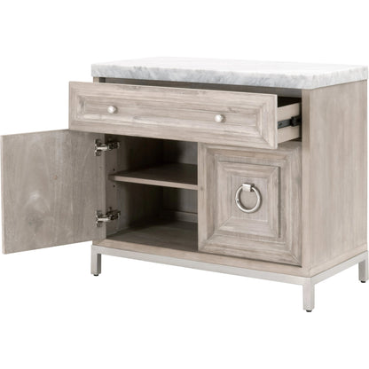 Azure Carrera Media Chest by Essentials For Living. Made from unique in a modern style.