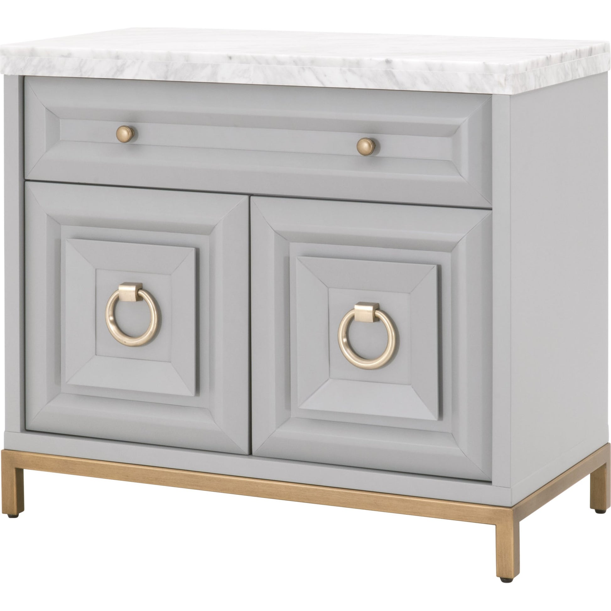 Azure Carrera Media Chest by Essentials For Living. Made from unique in a modern style.