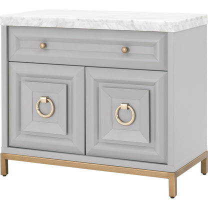 Azure Carrera Media Chest by Essentials For Living. Made from unique in a modern style.