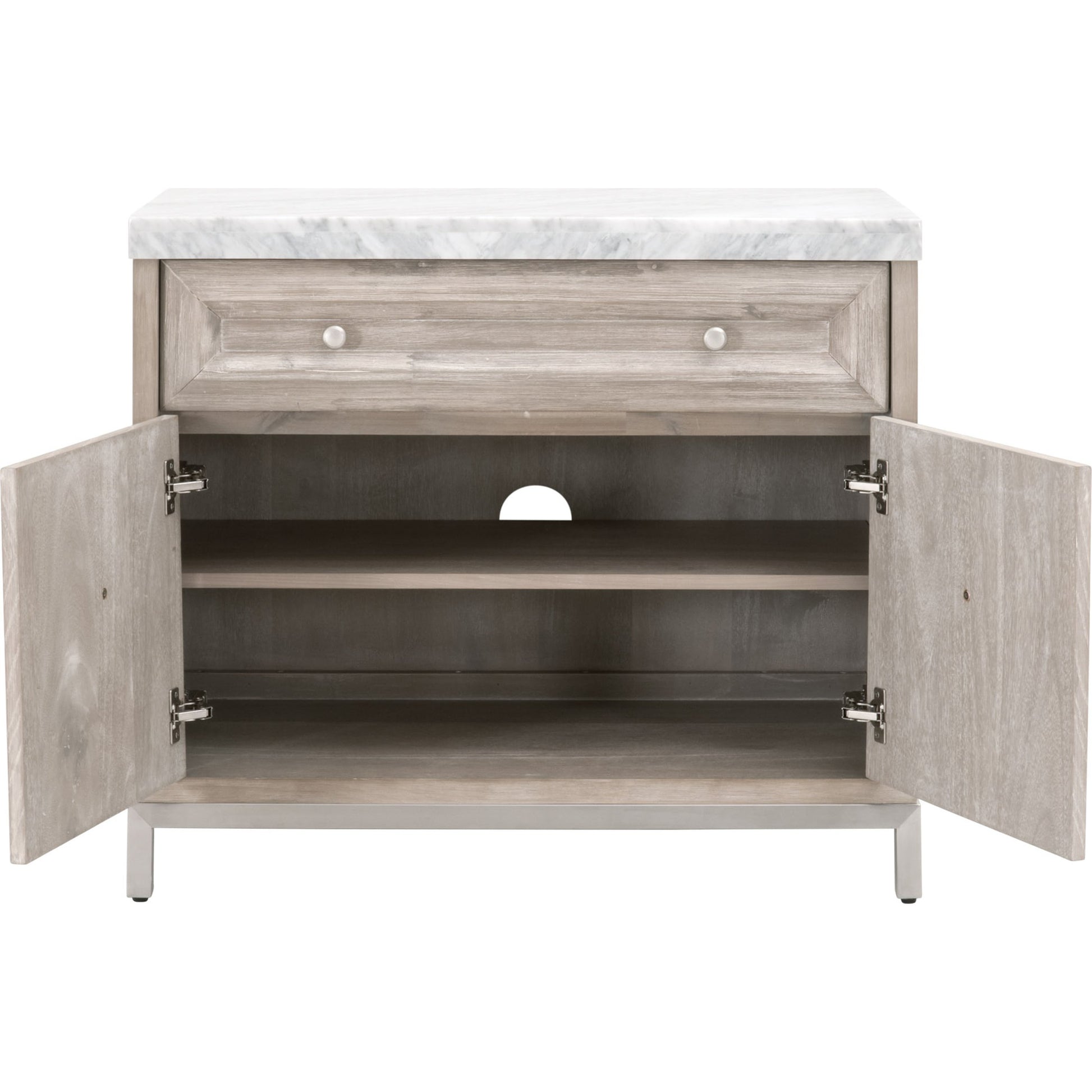 Azure Carrera Media Chest by Essentials For Living. Made from unique in a modern style.