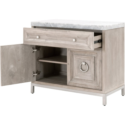 Azure Carrera Media Chest by Essentials For Living. Made from unique in a modern style.