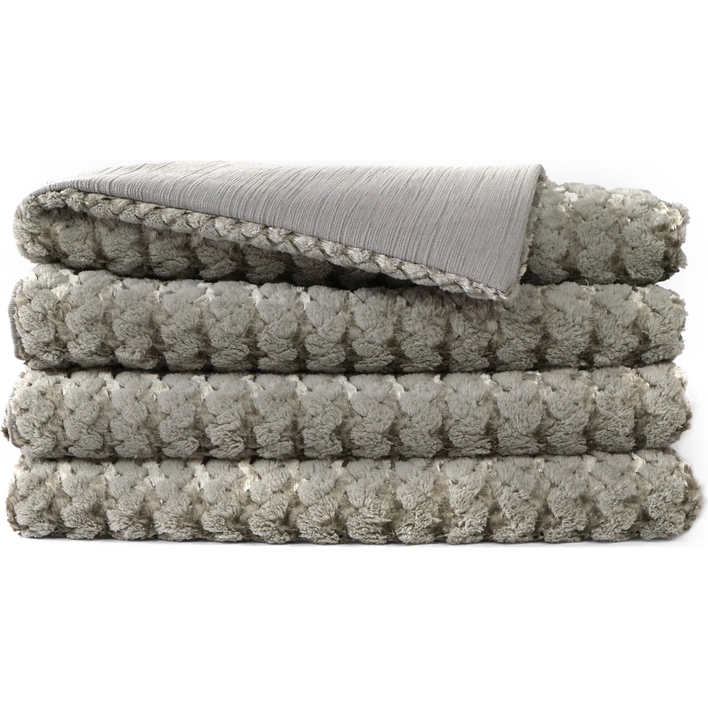 001 SI-2381222 | Primary Silo | Gene Corded Throw by DV Kap Home. Made from 100% polyester in a transitional style.