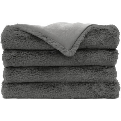 Furocious Corded Throw by DV Kap Home. Made from 100% polyester in a transitional style.