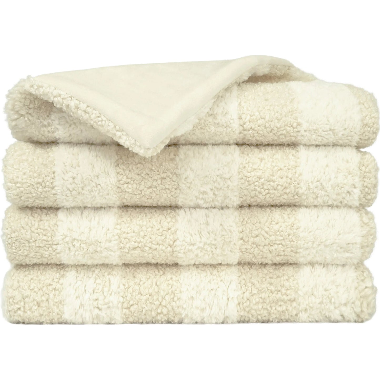 001 SI-2382422 | Primary Silo | Tamed Throw by DV Kap Home in ivory. Made from 100% polyester in a transitional style.