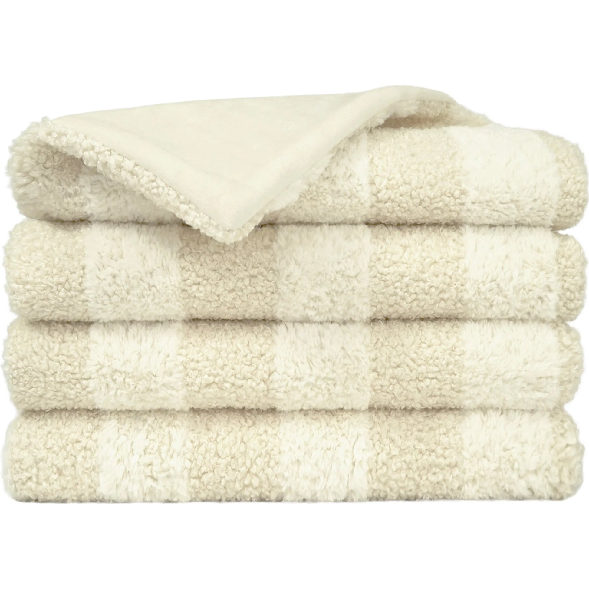 Tamed Throw by DV Kap Home in ivory. Made from 100% polyester in a transitional style.