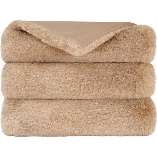 Accent Throw by DV Kap Home in brown. Made from 100% polyester in a unique style.