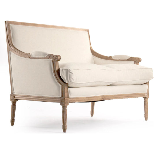 Louis Settee by Zentique. Made from unique in a traditional style.