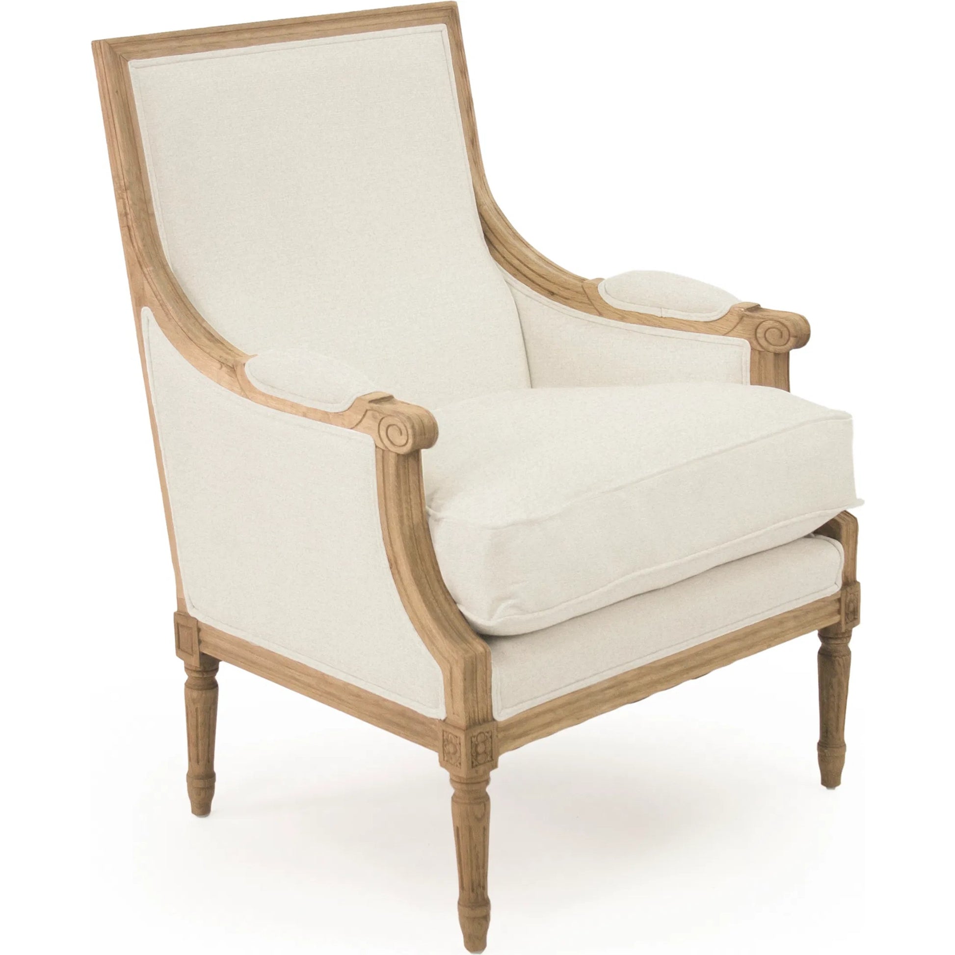 Louis Club Chair by Zentique. Made from unique in a cottage & farmhouse style.