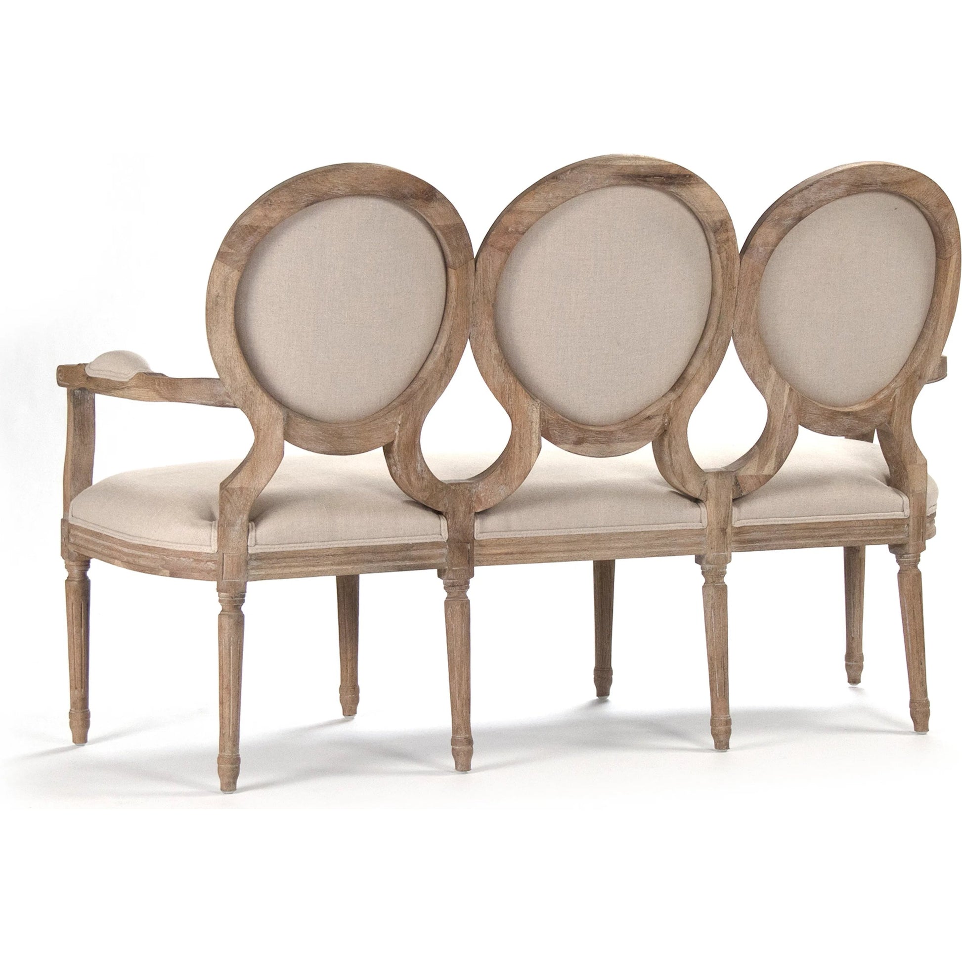 Medallion Settee by Zentique. Made from unique in a modern style.