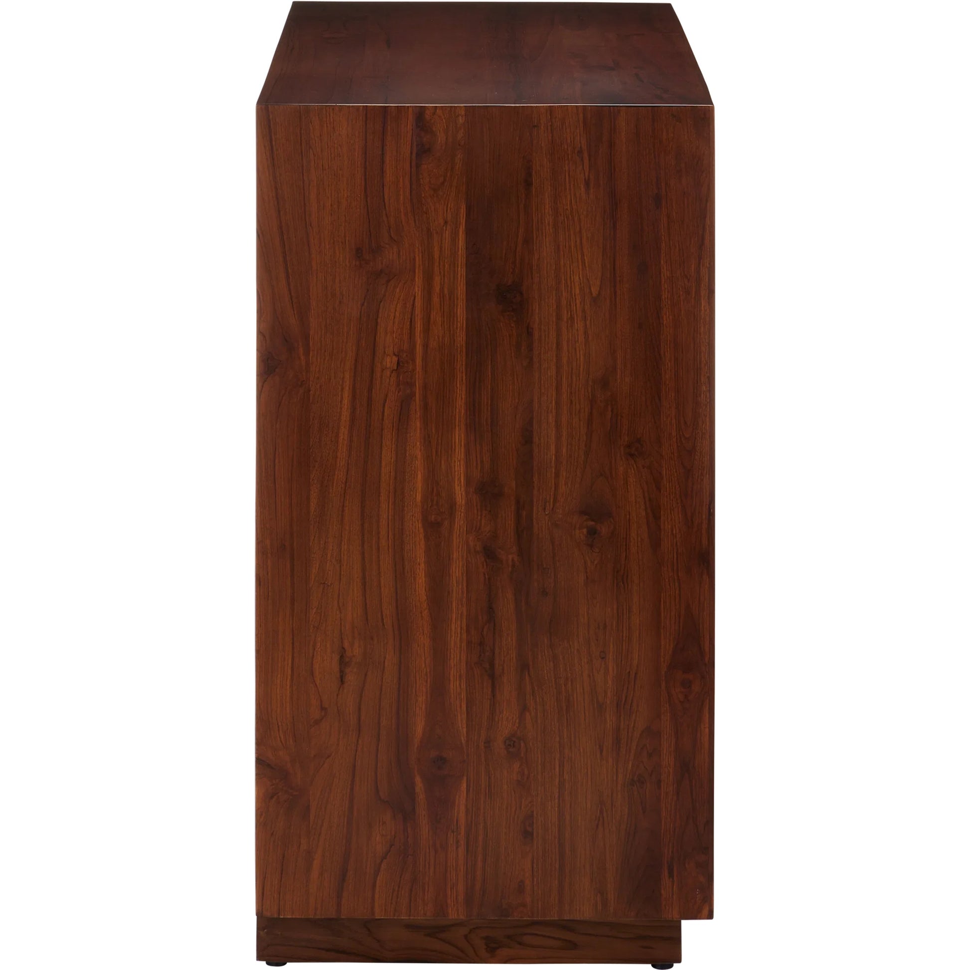 Jardin Cabinet by Currey and Company in walnut, antique brass. Made from teak wood, brass in a traditional style.